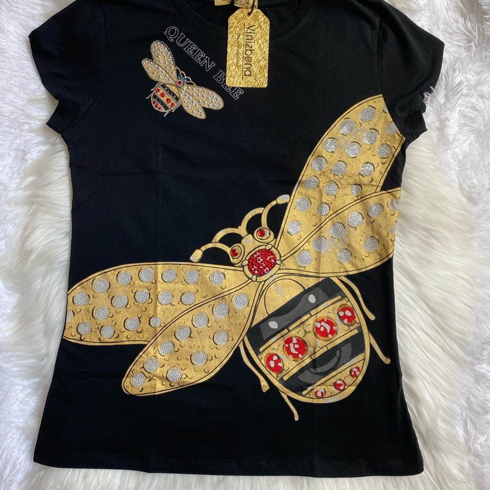 Vinizbena T-Shirt size M🐝color Black - Picture 6 of 15